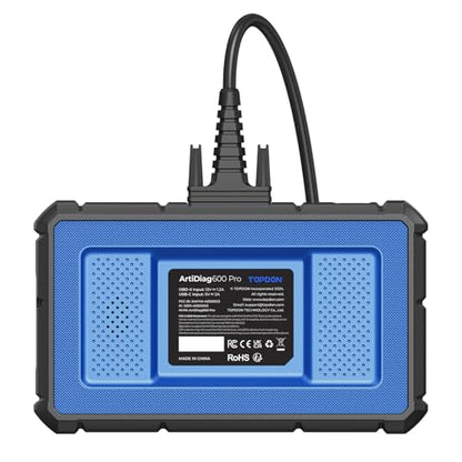 ArtiDiag600 Pro OBD2 Scanner Diagnostic Tool - TOPDON Automotive Scan Tool with Full Systems, Car Code Reader with 9 Reset Services for DIY & Professional, Lifetime Free Update