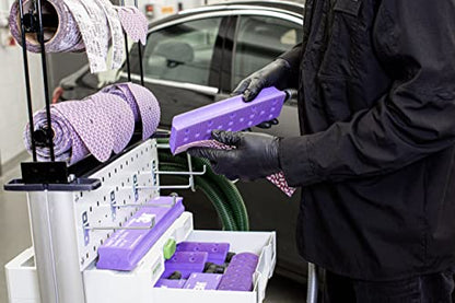 3M Hookit Dust Extraction Flexible Sanding Block Kit, 35829, Includes Four Lengths, Captures Dust for Automotive Sanding - size: Kit, style: Flat