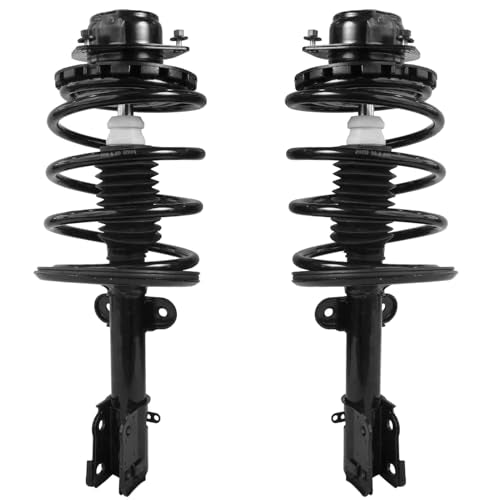 Detroit Axle - Front Struts Kit for Chrysler Grand Voyager Town & Country | Dodge Grand Caravan Plymouth Voyager, 2 Lower Ball Joints 2 Struts with Coil Spring Replacement - size: 4QS58035/Big Kit