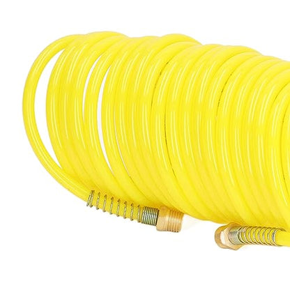 14PCS Air Compressor Kit with 1/4 Inch Quick Connector, Nylon Air Hose for Dust Blowing and Pneumatic Tools, Compatible with Automotive Repair and Cleaning