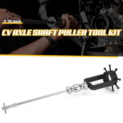 3.75 Inch CV Axle Shaft Puller Tool Kit with Slide Hammer, Heavy Duty CV Axle Removal Tool for Cars (with Slide Hammer) - size: with Slide Hammer