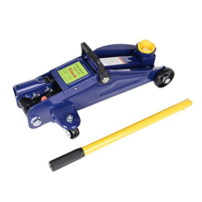 AAIN 2-Ton Hydraulic Floor Jack, 4,000 lb Capacity | Low-Profile Service Jack| Hydraulic Trolley Design| Home Garage & Repair Shop Use| Blue - color: Blue, style: 2 ton