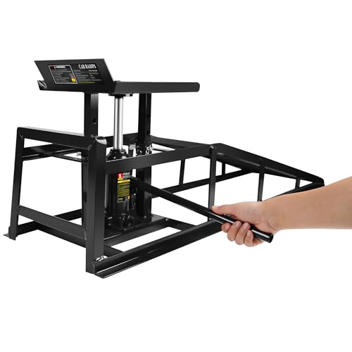 2 Pack Car Ramps 5T 10000lbs Car Ramps for Oil Changes Hydraulic Low Profile Car Lift Service Ramps Truck Trailer Portable Car Ramps for DIY Repair Stores Auto Beauty Stores,Black - size: Black