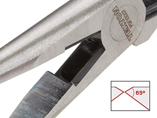 TEKTON 7 Inch Long Nose Pliers | PGF10007 - color: Serrated Jaw, size: 7 Inch Straight