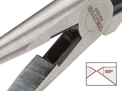 TEKTON 7 Inch Long Nose Pliers | PGF10007 - color: Serrated Jaw, size: 7 Inch Straight