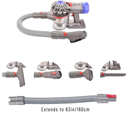 Scratch-free Dusting Brush & 63”Flexible Extension Hose Attachments for Dyson GEN5 V15 V12 V11 V10 V8 V7 Cordless Vacuum Cleaner, Ideal for Car Detailing, Keyboard/Blinds Cleaning,Delicate Surfaces - style: Dusting Brush & Extension Hose