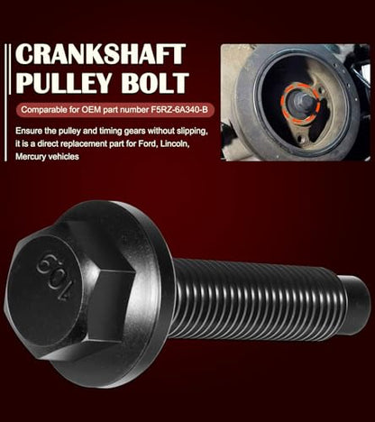 Timing Belt Tools Set for Ford 4.6L, 5.4L & 6.8L 3V Engines, Cam Phaser Holder & Mounting Bolt Tool, Timing Chain Locking Tool, Valve Spring Compressor Tool, Crankshaft Positioning & Pulley Bolt Tool