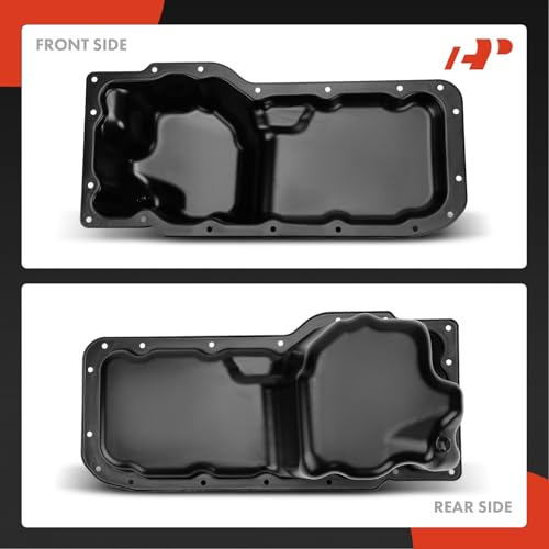 A-Premium Engine Oil Pan Sump with Drain Plug Compatible with Jeep Grand Cherokee 1999-2004 & Dodge Ram 1500 2002-2004, 4.7L, Replaces 53020678AC, 53020678AD