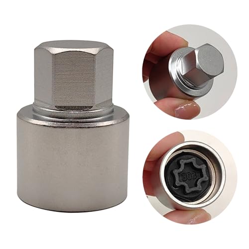 303 Wheel Locking Nut Key for Mercedes Benz, Lug Nut Removal Tool | Wheel Lock Nut Socket Adapter, Anti-Theft Screw Remover, Hand Repair Tool, Tyre Fitting, garage - color: Scoket 303