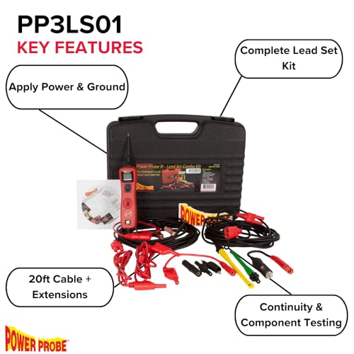 Power Probe 3 Circuit Tester with Lead Set (PP3LS01)