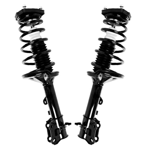 Detroit Axle - Rear Struts Sway Bars for Hyundai 2003-2008 Tiburon, 2004 2005 2006 2007 Struts with Coil Spring Assembly Sway Bar End Links Replacement Suspension Kit [Except Sport Suspension] - size: 4QS50676/ sway kit