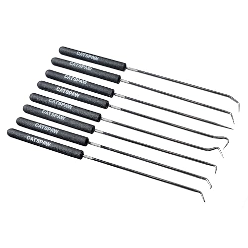 Mayhew Tools 17990 Hook & Pick Set,9-3/4” Long, 8-Piece, multi, one size