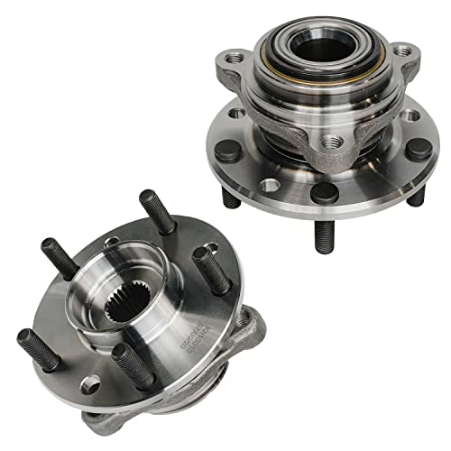 Detroit Axle - Pair Rear Wheel Bearing Hubs for 1984-1996 Chevy Corvette 1984 1985 1986 Excalibur Phaeton 2 Wheel Bearing Hubs Assembly Replacement - style: 513013R x2/Pair