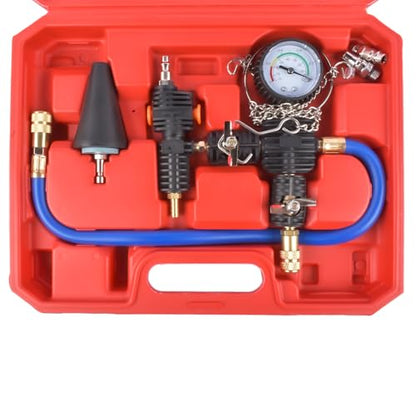 Handor Cooling System Vacuum Purge Radiator Coolant Refill Tool Kit Universal Water Tank Pneumatic Vacuum Antifreeze Change Filler Set