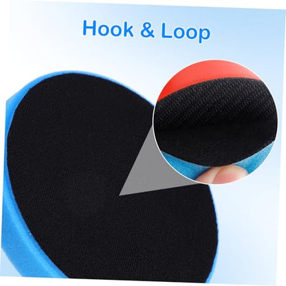 5 Pcs Buffing Pads for Car Detailing Compatible with Dual Action and Pneumatic Polishers Versatile Polishing Tools with Selected Sponge Material for Scratch Removal and Waxing