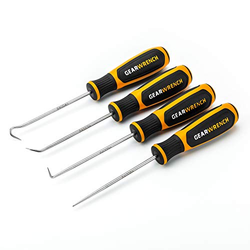 GEARWRENCH 4 Pc. Mini Hook & Pick Set - 84040H - size: 4 Pc. Set