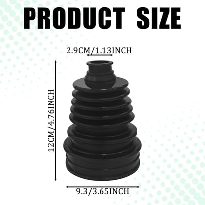 CV Boot Repair Kit Engineer CV Joint Boot Clamp Kit Rubber Universal Rack and Pinion Boot Set with Stainless Steel Clamps, Velocity Joint Boot Front Outer for Toyota Camry Highlander