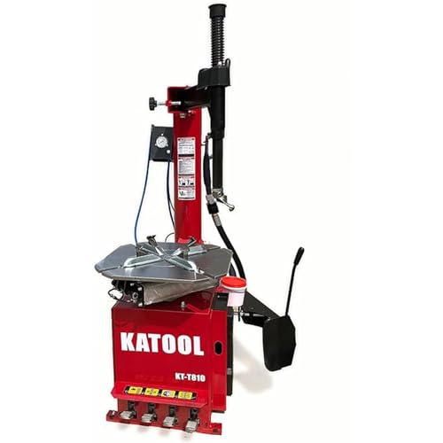 KATOOL 2.0HP Bead Blaster 24" Clamping Tire Changer Machine with 4 Aluminum Pedal KT810 Wheel Changer Tire Changer Machine Garage Equipment Auto Repair