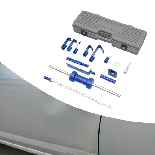 Professional Slide Hammer Dent Puller Kit, Auto Body Repair Tool Set for Car Door, Bumper, Fender, with Toolbox