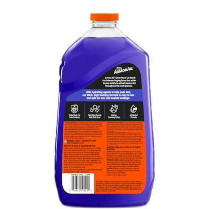 Armor All Car Wash Snow Foam Formula, Cleaning Concentrate Soap for Cars, Truck, and Motorcycles, 50 Fl Oz (Pack of 4)