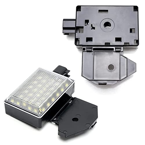 iJDMTOY Super Bright Xenon White 30-SMD Full LED Under Hood Light w/ 5ft Plug-N-Play Power Cord Wiring Harness Compatible With Dodge RAM, Charger; Jeep Wrangler, Grand Cherokee, etc
