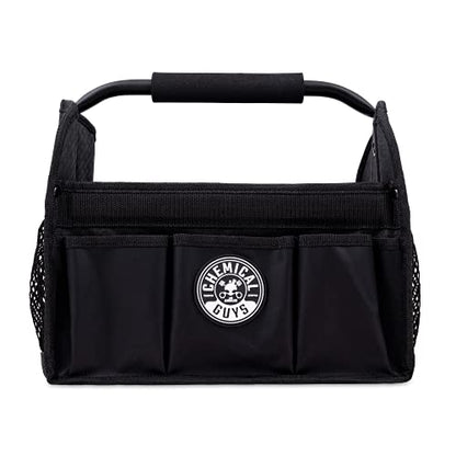 Chemical Guys, Quick Load Collapsible Detailing Caddy & Organizer, Black | Collapsible caddy carries soaps, tools and accessories for wash day, folds flat for easy garage storage