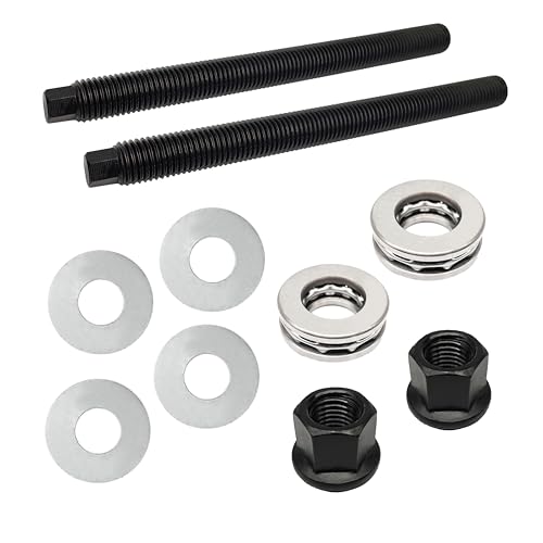 LS Harmonic Balancer Installation Tool, Crank Pulley Install Tool 551141, Compatible with GM 1997-UP V8 LS1 LS2 LS3 LS4 LSX LSA LS6 LQ4 LQ9, with Thrust Bearing & Wrench Flats