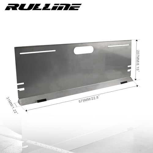 RULLINE Stainless Steel Wheel Alignment Tool Plates, 2-Pack Toe Alignment Tool with Tape Measures, Magnetic Slots, and Hanging Holes for Easy Storage - Suitable for Cars, Trucks, SUVs, and Vehicles
