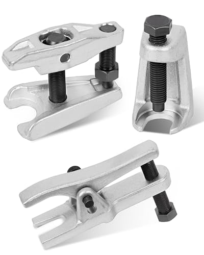 DAYUAN 3Pcs Ball Joint Separator Set, Tie Rod End Extractor Kit Bundle with 5 Piece Pickle Fork Tool Set