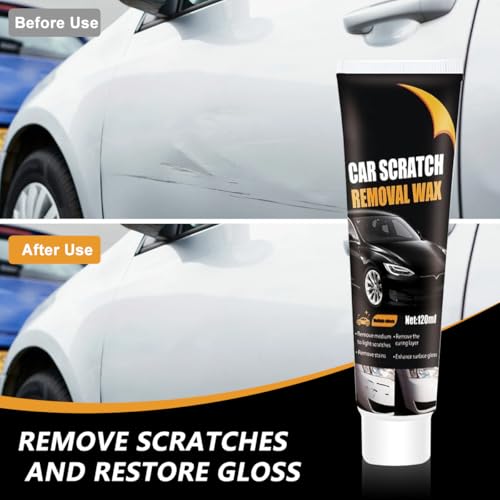 Scratch Remover for Vehicles, 2025 Upgrade Car Scratch Remover Kit with Wipe Sponge, Car Polishing Wax Scratch Remover for Deep Scratches - size: 1 PCS