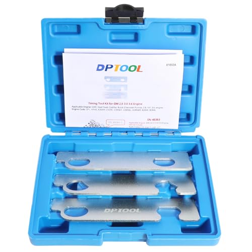 DPTOOL Camshaft Retaining Aligning Timing Tool Kit Compatible with GM Opel Saab Cadillac Buick Chevrolet 2.8L 3.0L 3.6L Engine Replace EN-46105 EN-48383 - size: for GM 2.8 3.0 3.6