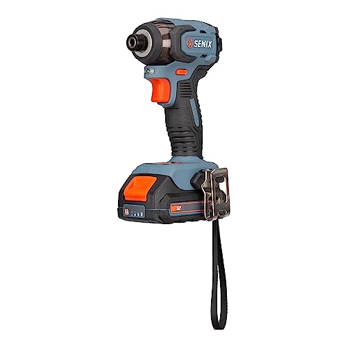 SENIX X2 20 Volt Max* 2-Piece Cordless Power Tool Kit with Battery Powered 1/2-Inch Drill Driver and 1/4-Inch Impact Driver, Includes Storage Bag, 2 2.0 Ah Batteries & Charger (S2K2B2-01) - style: Drill Driver and Impact Driver