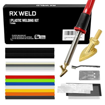 RX WELD Plastic Welding Kit,100W Plastic Welder Repair Kit