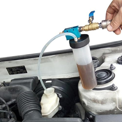 Pneumatic Siphon Pump - 185cm Pumping Muscle Fatigue Alleviation, Pneumatic Brake caliperEvacuator Tank, Transparent Graduated Polyurethanes Tube | Fluid Extractor Automotive for Workshop & Garage