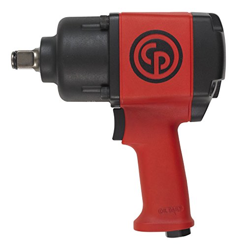 Chicago Pneumatic CP7763 3/4 Inch Air Impact Wrench, Red, Metal - size: 3/4-Inch Drive Size, style: Standard Anvil w/ Pistol Handle