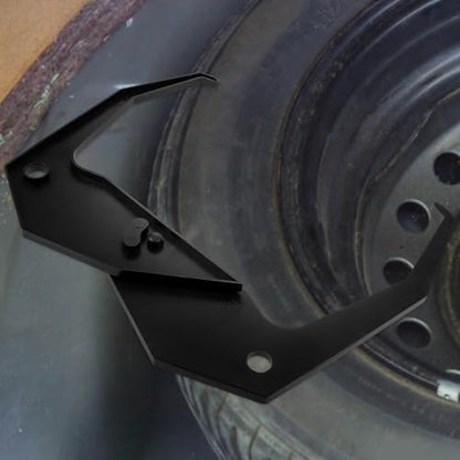 Abaodam Portable Tire Rim Width Measuring Tool Sturdy Plastic Caliper for Wheel and Tire, Resistant to Damage, for Vehicle Repair Equipment and Personal Automotive Use