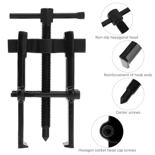 ChgImposs Two Claw Separate Lifting Device Pull Bearing Puller for Bearing Maintenance/Auto Car Repair, Strengthen Bearing Auto Mechanic Bearing Puller Tool (4 inch) - size: 4 inch