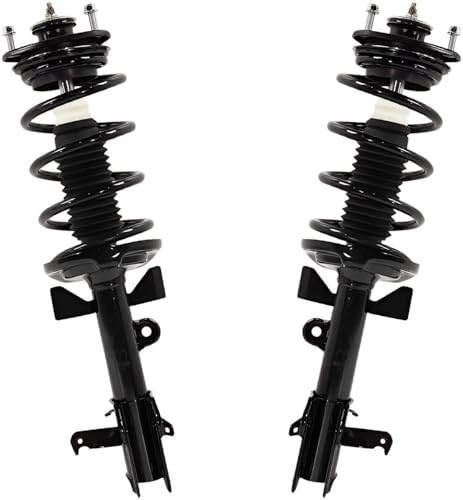 Detroit Axle - 4pc Front Struts Sway Bars for 2011 2012 Honda Odyssey, 2 Complete Struts with Coil Spring Assembly 2 Stabilizer Sway Bar End Links Replacement Suspension Kit - size: 4QS47235-V1/ sway kit