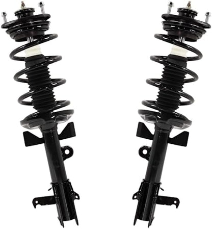 Detroit Axle - 4pc Front Struts Sway Bars for 2011 2012 Honda Odyssey, 2 Complete Struts with Coil Spring Assembly 2 Stabilizer Sway Bar End Links Replacement Suspension Kit - size: 4QS47235-V1/ sway kit