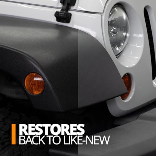 CERAKOTE Rapid Ceramic Plastic Restorer and Protectant (32 oz.) - 50 Wash Rating - Protects New Trim - Restores Faded Plastic - Non-Greasy Finish - Ceramic Spray Coating for Cars and Trucks - size: 32 oz. Bottle