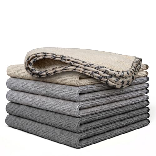 Chemical Guys, AllSwipe Multi-Purpose Microfiber Towels, 14 x 12, 6 Pack | Versatile microfiber towels for washing, drying, glass and interiors, soft and scratch-free, six per pack - size: 6 Pack