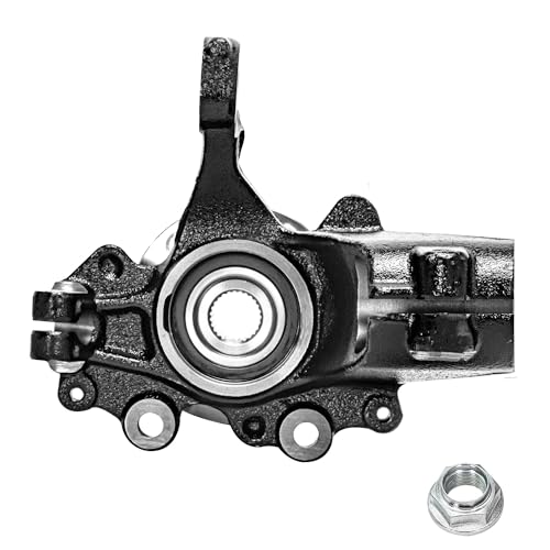 Detroit Axle - Front Steering Knuckles w/Wheel Hub Bearings Struts w/Coil Springs Replacement for 2013-2018 Ford Focus 2.0L - size: 4QU47855/ Big strut kit