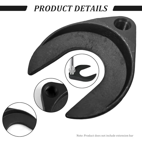 48mm Inner CV Axle Removal Tool with Nut, CV Joint Fork Removing Tool Fits 5/8"-18 Threads Slide Hammers, Steel Front Wheel Drive Axle Pulley Attachment for Most Vehicles - color: 48mm