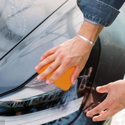 Car Clay Bar Car Wash Mud | Car Interior Detailing Kit, Auto Glass Cleaner, Auto Detailing Supplies, Efficient, No Scratch Solution For Auto SUV, Car - color: Orange