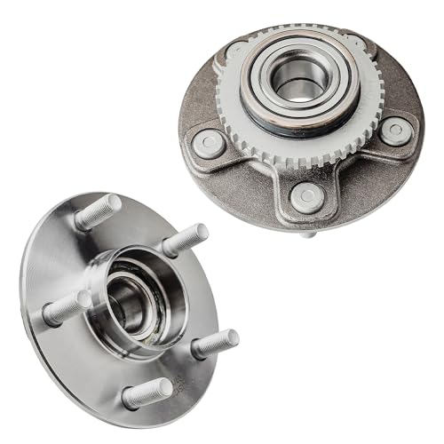 Detroit Axle - 2pc Rear Wheel Bearing Hubs Assembly for 2000-2003 Nissan Maxima, 2002-2004 Infiniti I35, 2000-2001 I30, 5-Lug w/ABS, Wheel Bearing Hub Assembly Replacement - style: 512203 x2/Pair