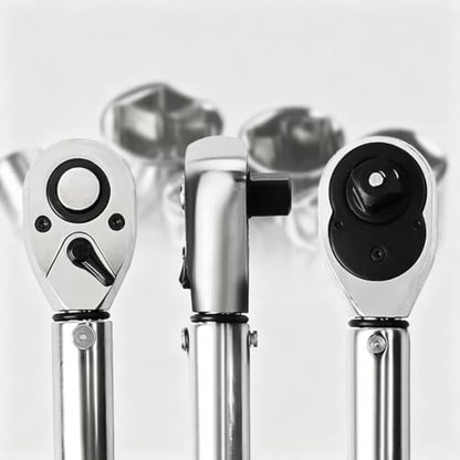 1/4-Inch Drive Torque Wrench – 3-33Nm Automotive Tire Torque Wrench | With 72-Tooth Ratchet, Dual-Direction Click Alarm, Round Tube Design For Car Repair, Bicycle, Motorcycle Maintenance