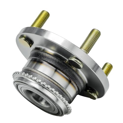 Detroit Axle - 2 Rear Wheel Bearing and Hubs Assembly with ABS Ring & 4-Lug for Mitsubishi Lancer 2002 2003 2004 2005 2006 2007 [ES] L4 2.0L Only - style: 512276 x2/Pair