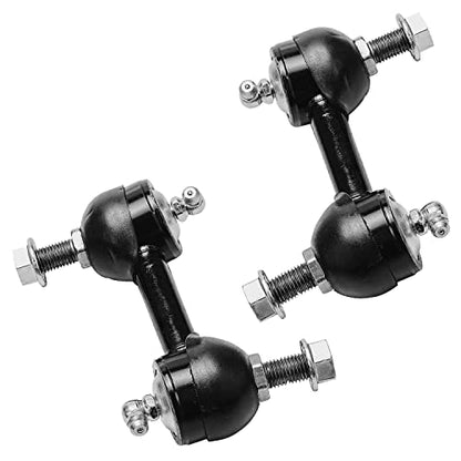 Detroit Axle - 4pc Front Struts for 2004-2008 Acura TSX, 2 Struts w/Coil Spring Assembly 2 Sway Bar End Links 2005 2006 2007 Replacement Quick Install Ready Strut Shocks Assembly - size: 4QS47298/ sway kit