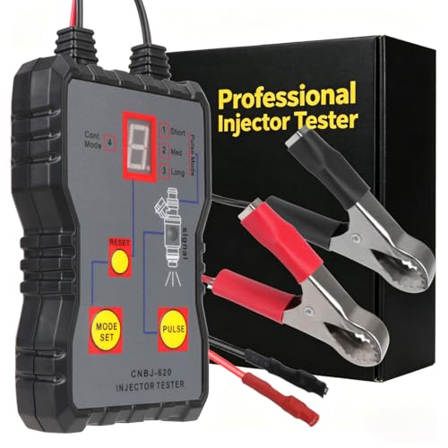 Professional Fuel Injection Cleaning Kit – Portable Injector Tester & Flush Scanner Tool with 4 Pulse Mode for Auto Mechanics