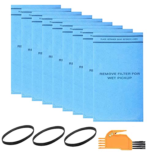 Keepow 9 Pack Wet Dry Vac Filter Compatible with Workshop WS0255VA–Washable & Reusable 2.5 to 5 Gallon Replacement Filter for Wet Dry Vacuum - size: 9 Pack